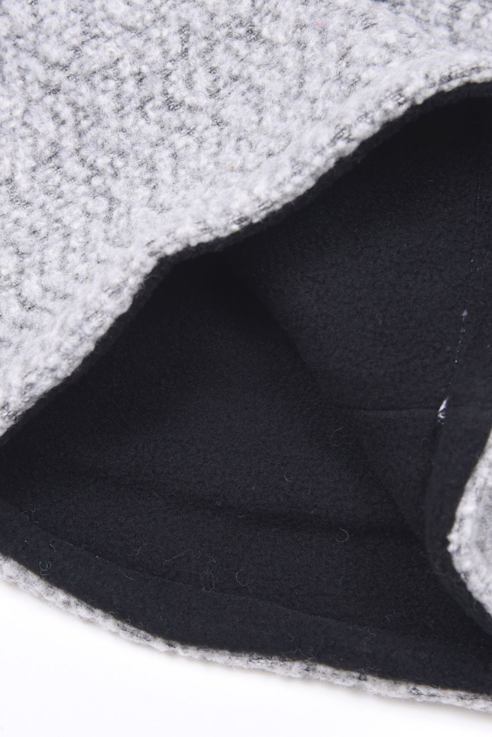 WOOL BOA NECK GAITER / ウールボアフリース ネックウォーマー (ライトグレー)