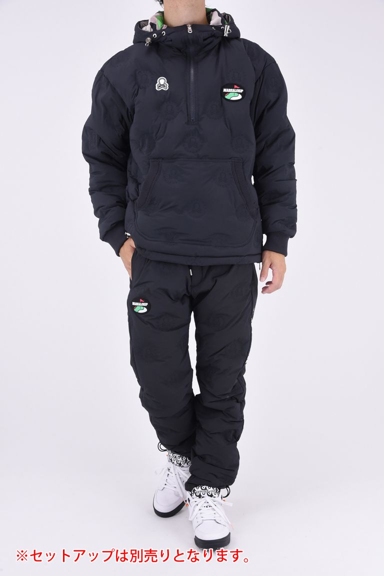 MARK&LONA - SONIC STRETCH DOWN HOODIE / ブランクスカル シリコン  