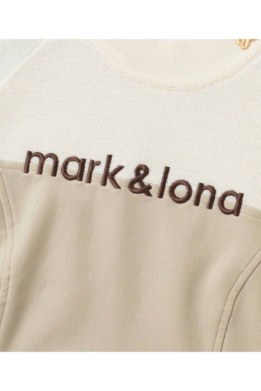 【2025AW】【レディース】 CORNEL CONTOUR FIT COMBO PULLOVER / メリノウール ブランドロゴ刺繍 クルーネックニット (オフホワイト)