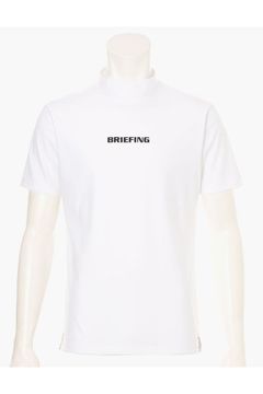 【26SS】 MEN'S TOUR HIGHNECK / ベーシック ブランドロゴ モックネックTシャツ (ホワイト)