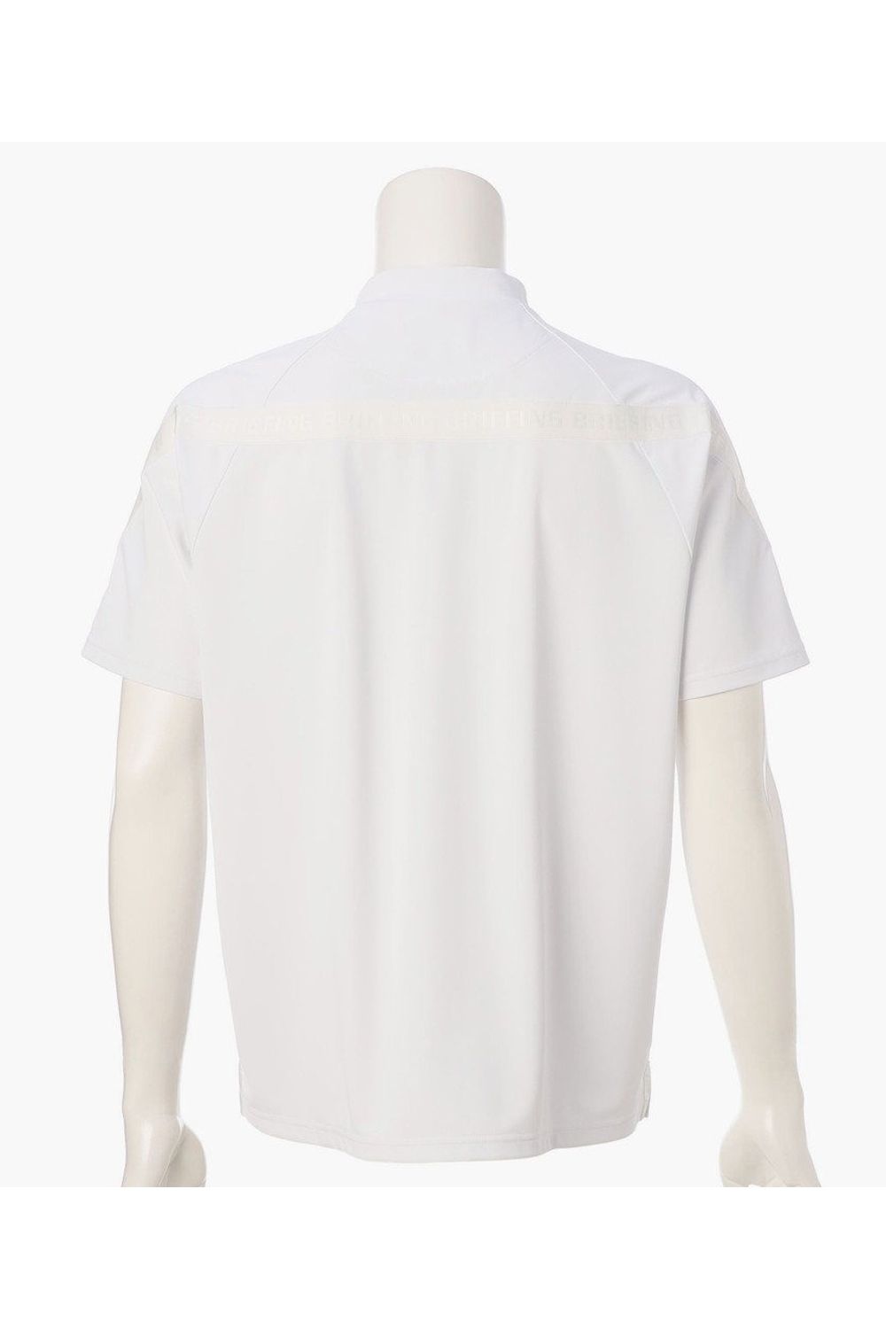 【26SS】 CE MEN’S BACK LOGO LINE HIGHNECK RF / ロゴテープ リラックスフィット モックネックTシャツ (ホワイト)