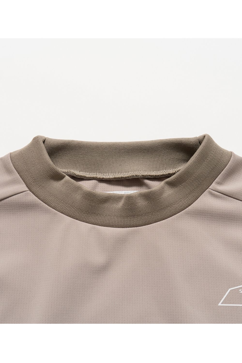 【2026SS】 Alohea Mockneck SS（LOCAL GOLFERS UNION） / ショートスリーブ モックネックTシャツ (ベージュ) （3月入荷予定）