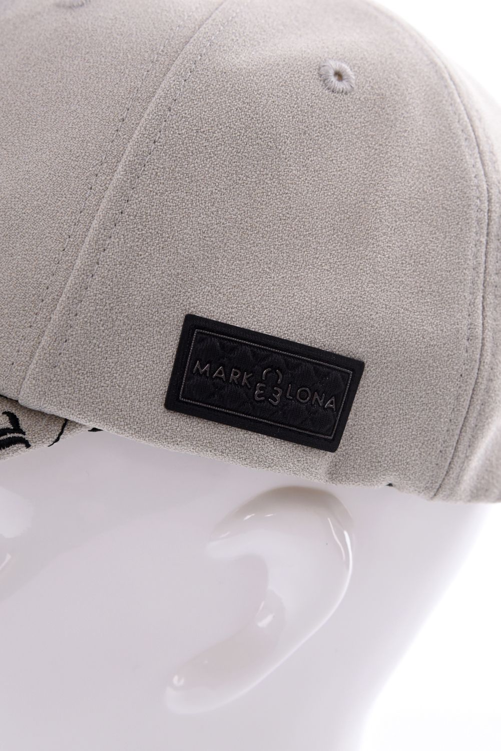 【26AW】 OBLIVION JACQUARD CAP / 3Dブランドロゴ モノグラムパターン刺繍 ベースボールキャップ (シルバーグレー)