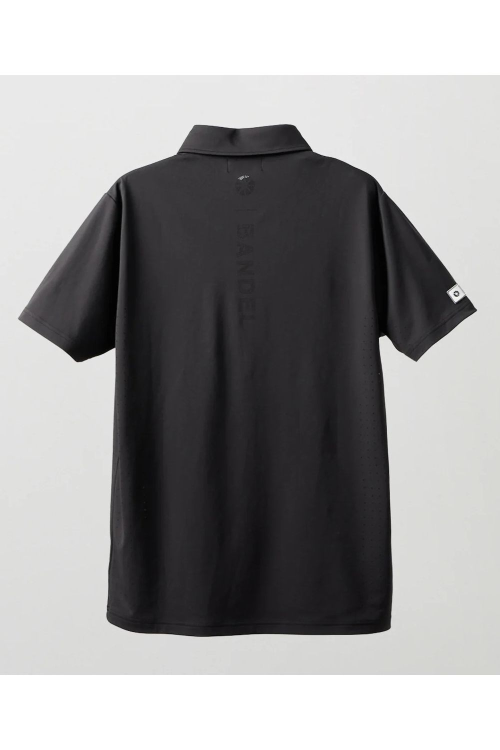 【26SS】 HEAT PUNCHING POLO SHIRT / バックロゴ パンチング ポロシャツ (ブラック)