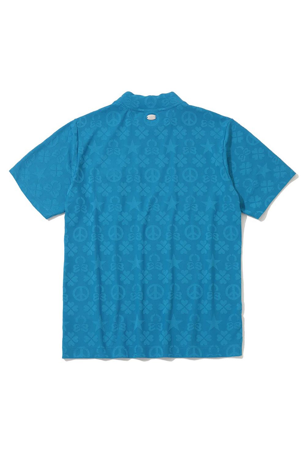 【26SS】 IMPERIAL JACQUARD MOCK TEE / モノグラムパターンジャカード パッチポケット モックネックTシャツ (ブルー)