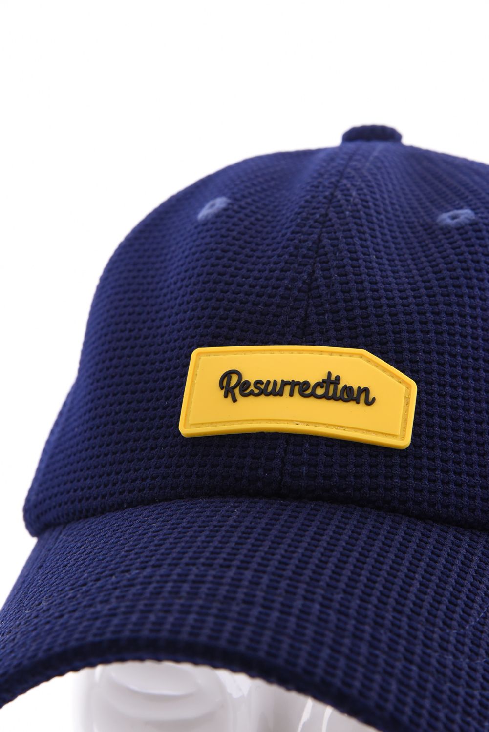 【26SS】 SILICON TAG WAFFLE CAP / シリコンタグ ワッフル キャップ (ネイビー)*