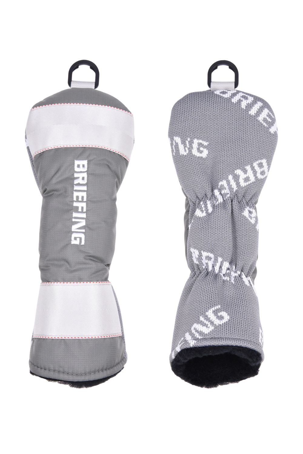 【26SS】 LOGO KNIT UTILITY COVER / 異素材ハイブリッド ユーティリティカバー (ライトグレー)