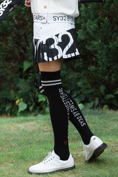 【レディース】CARVICO STRETCH PLEATS SKIRT / カルビコ生地 ストレッチ プリーツスカート (ホワイト)*