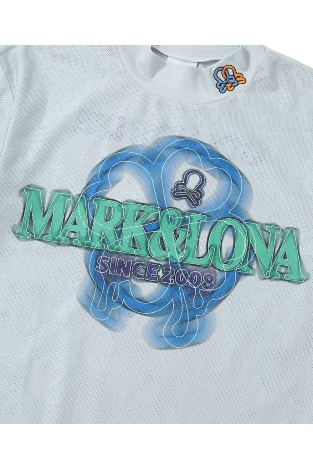 MARK&LONA - 【2025AW】 CLAVA MESH JACQUARD MOCK NECK