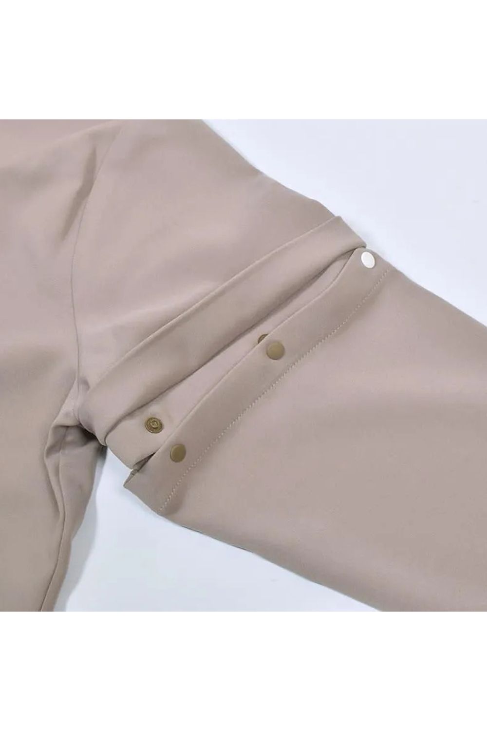 【26AW】【レディース】 DETACHABLE HALF ZIP SHIRT / スムースストレッチ生地 スリーブデタッチャブル 2WAYハーフジップシャツ (ベージュ)*