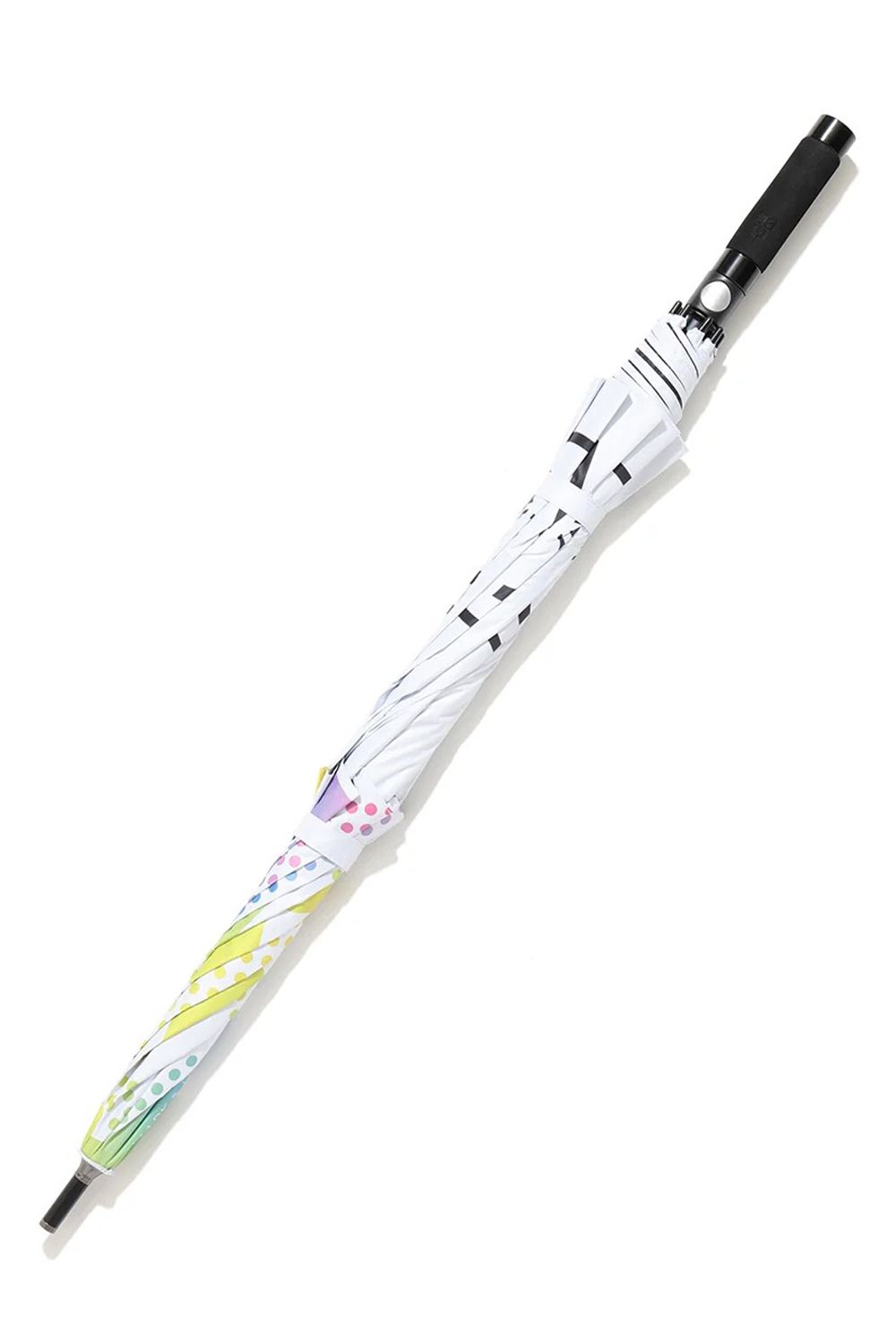 【26AW】 SHELTER CANOPY UMBRELLA / レインボーカモ 自動オープン機能 UVカット 大型アンブレラ (ホワイト)