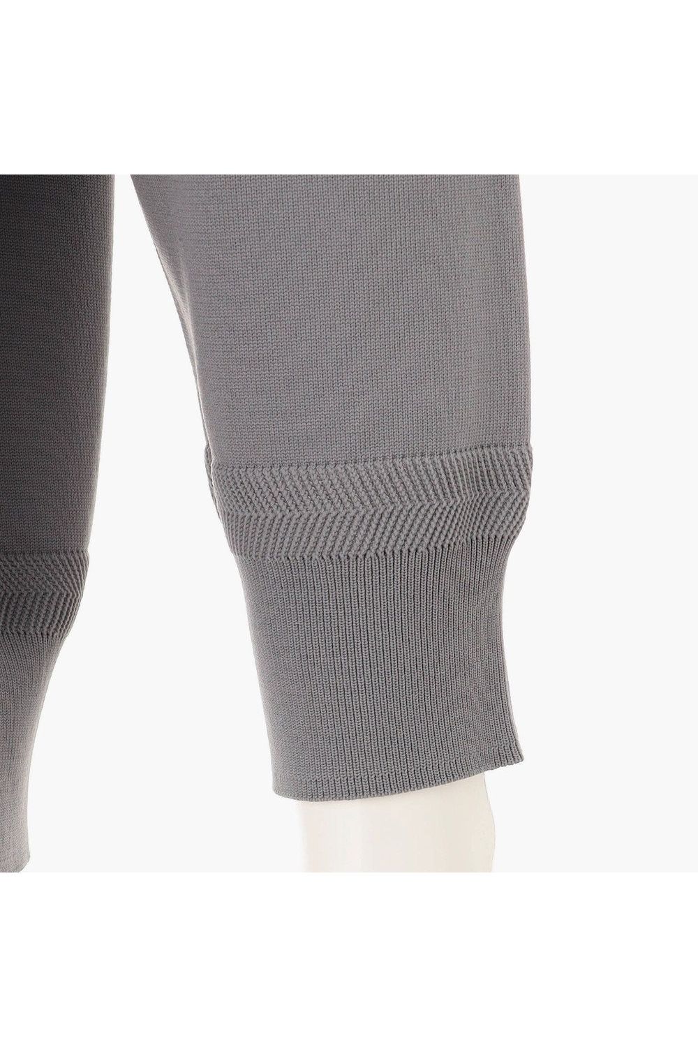 【26AW】 MEN’S PLANE KNIT HALFZIP / BGロゴ ハーフジップニット (グレー)