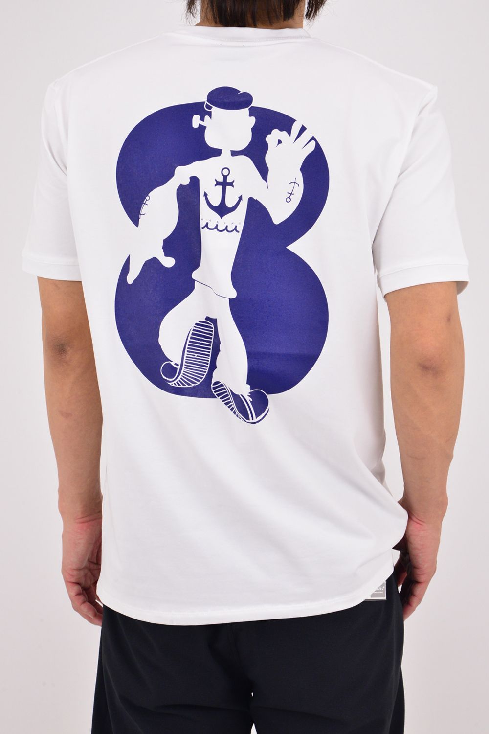 【26SS】【ストレッチコットン】 T-SHIRT / POPEYE™︎コラボレーション プリントTシャツ (ホワイト)