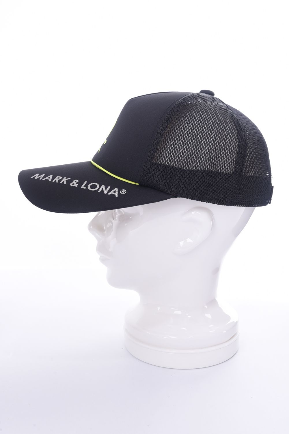 ICON REACH CAP / ロングビル 5パネルメッシュキャップ (ブラック)