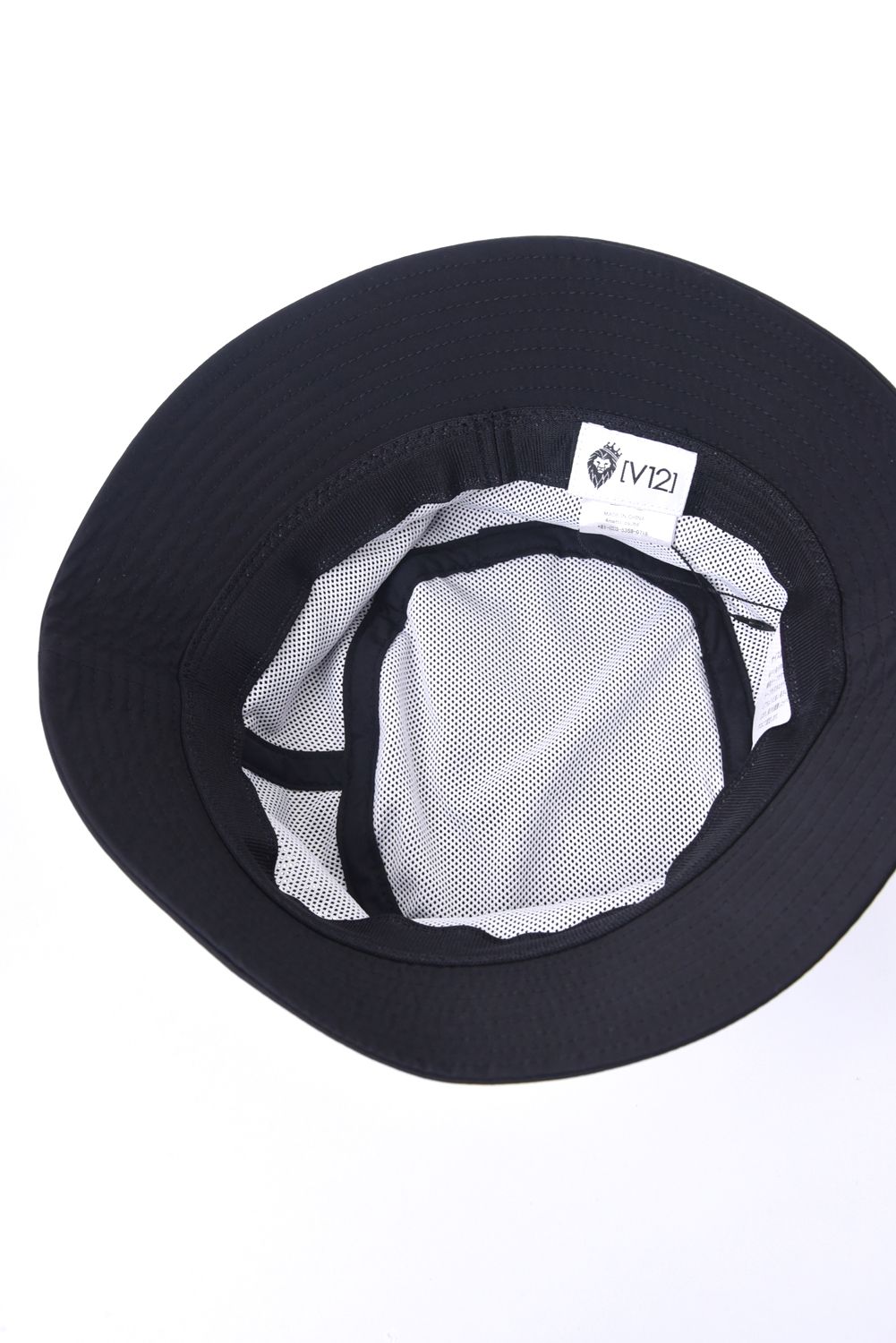 【26SS】 PERFORATE HAT / パンチングロゴ バケットハット (ブラック)