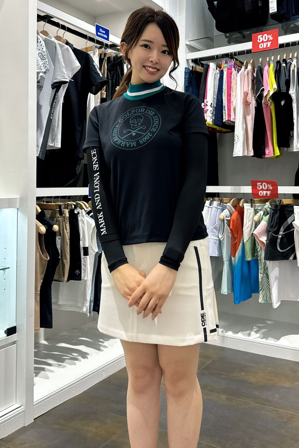 【MARK＆LONA】高機能モックネックTシャツ！