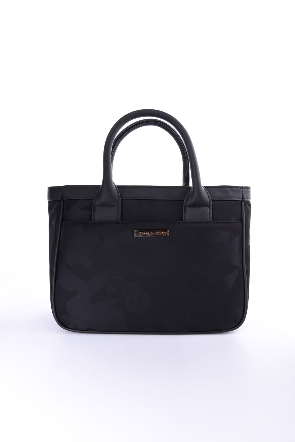 【26AW】 PREMIUM GAUGE CART BAG / コーデュラナイロン シンセティックレザー スカルカモジャカード 2WAYカートバッグ (ブラック)