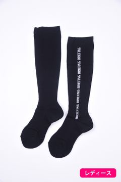 【レディース】 WOMENS CORDURA LOGO LINE HIGH SOCKS / サイドラインロゴ コーデュラ ハイソックス (ブラック)