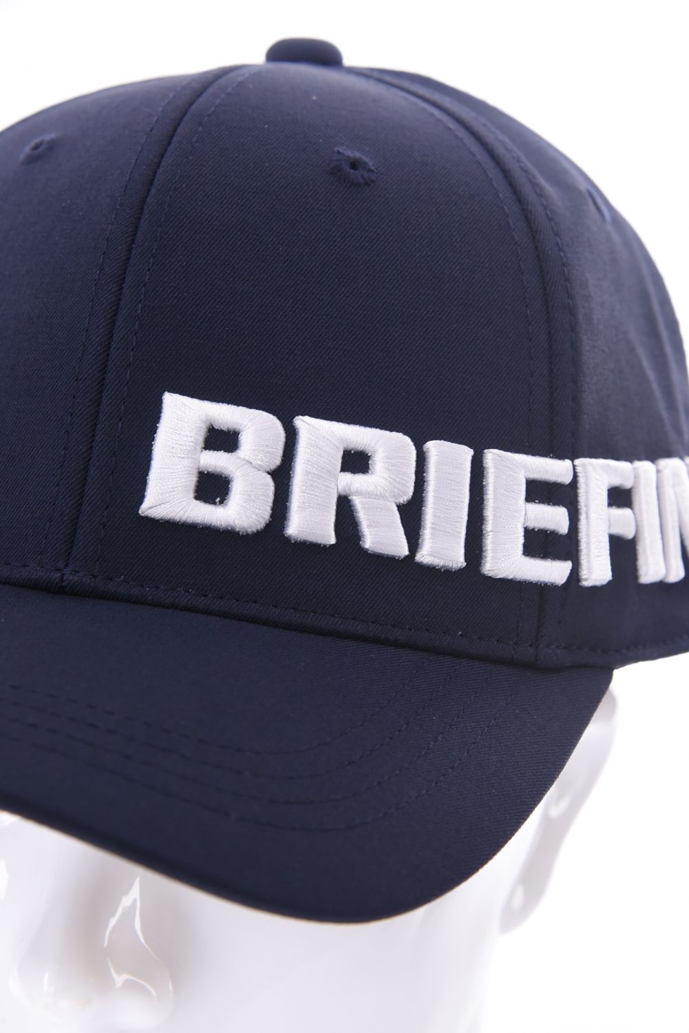 【26SS】 MEN’S ROUND LOGO CAP / アシンメトリー ラウンドロゴ キャップ (ネイビー)