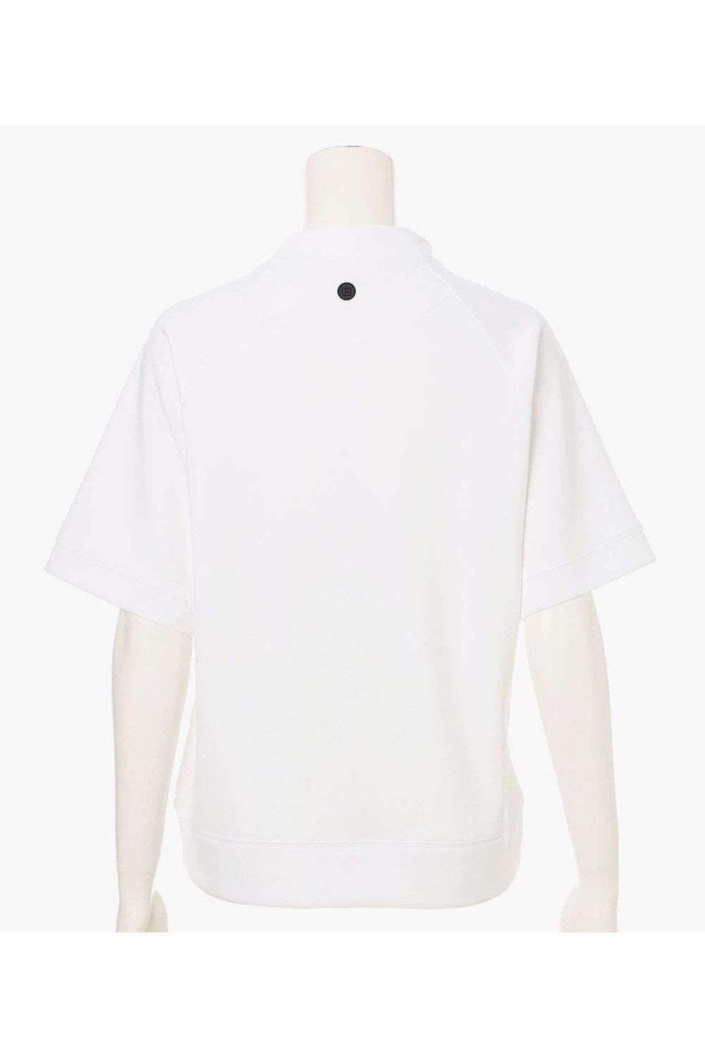 【26SS】【レディース】 WOMEN’S COLLEGE LOGO HIGHNECK / カレッジロゴ リラックスフィット モックネックTシャツ (ホワイト)