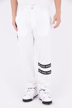 【25SS】 FOR THE GREATER GOOD BK BOTTOM / ロゴバンド ロングパンツ (ホワイト)