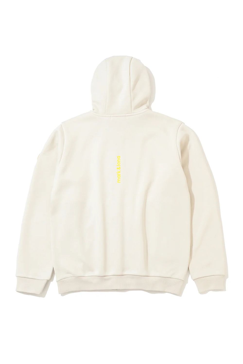 【2025AW】 HOODIE / 裏フリース スウェット素材 ジップアップフーディー (オフホワイト)