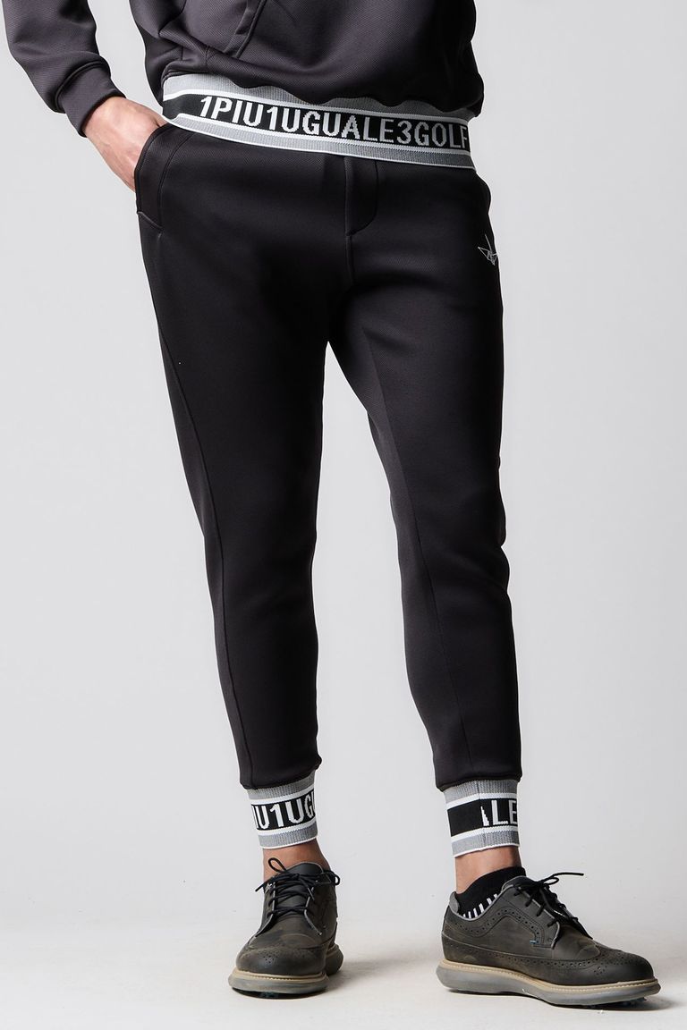 1PIU1UGUALE3 GOLF - LOGO RIB EASY PANTS / ロゴ リブ イージパンツ  