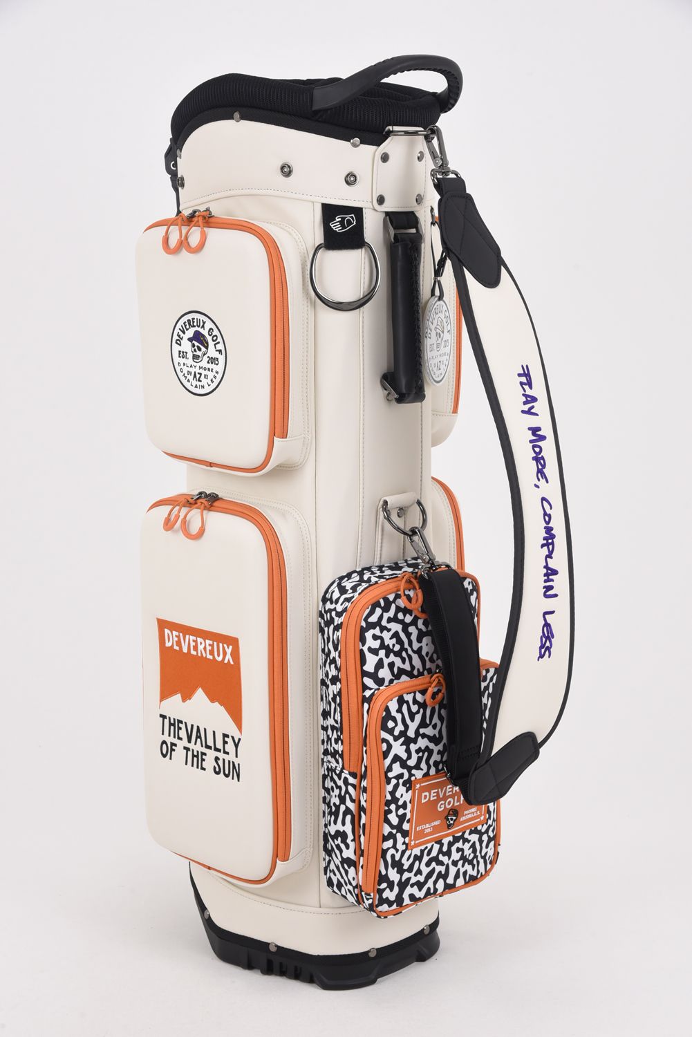 【銀行振込・代金引換不可】【返品・交換不可】 SOUTHWEST DEEP SIDE POCKET CADDIE BAG / ディープサイドポケット スタンドタイプ キャディバッグ (ホワイト)