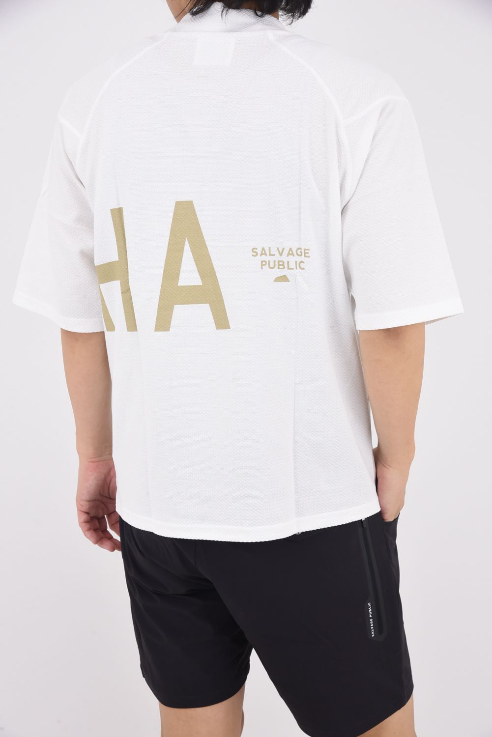 SALVAGE PUBLIC Kolepa - BIG ALOHA HAKU KNIT MOCKNECK S/S SALVAGE PUBLIC Kolepa - BIG ALOHA HAKU KNIT MOCKNECK S/S