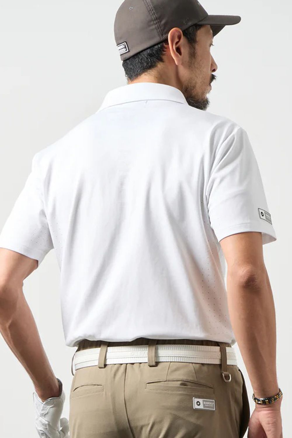 【26SS】 ヒートパンチングポロシャツ (ホワイト) （4月上旬入荷予定）