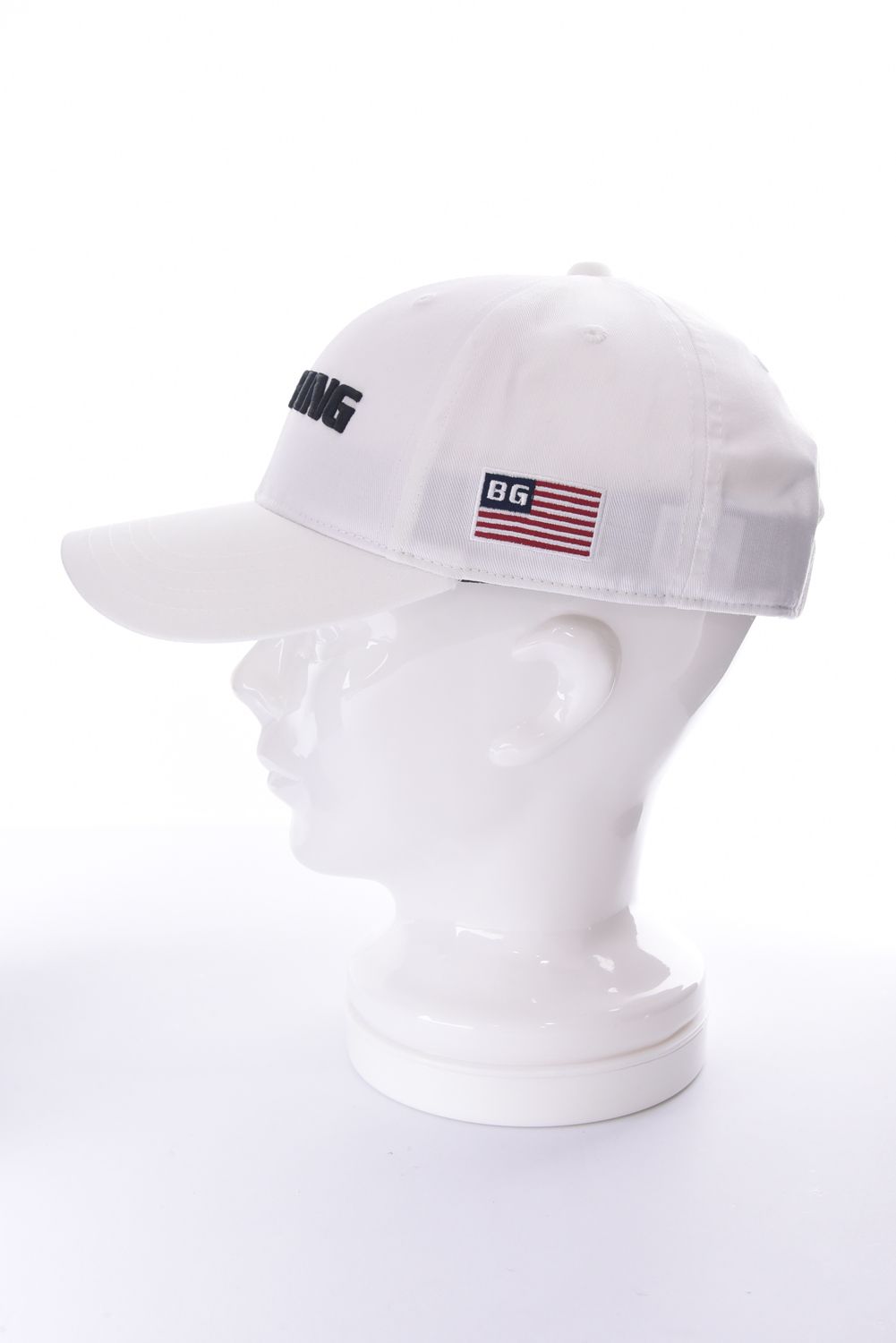 【26SS】 MEN’S BASIC CAP / ベーシック ブランドロゴ キャップ (ホワイト)