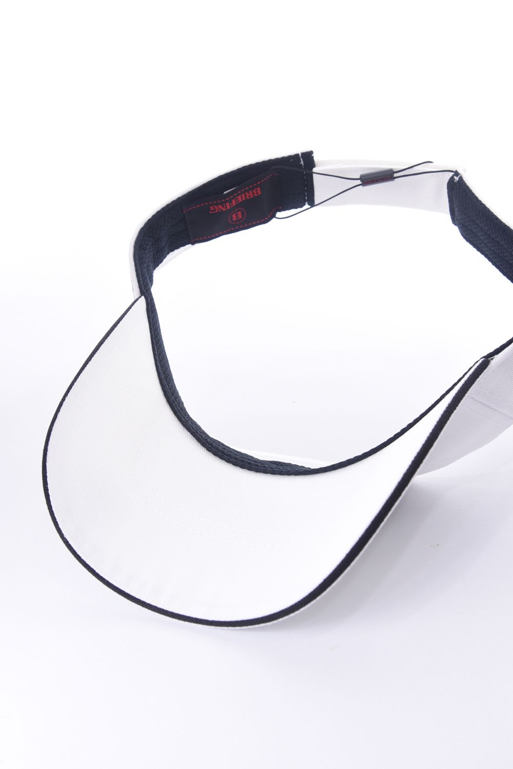 MENS BASIC VISOR / ロゴ刺繍 ベーシック サンバイザー ホワイト