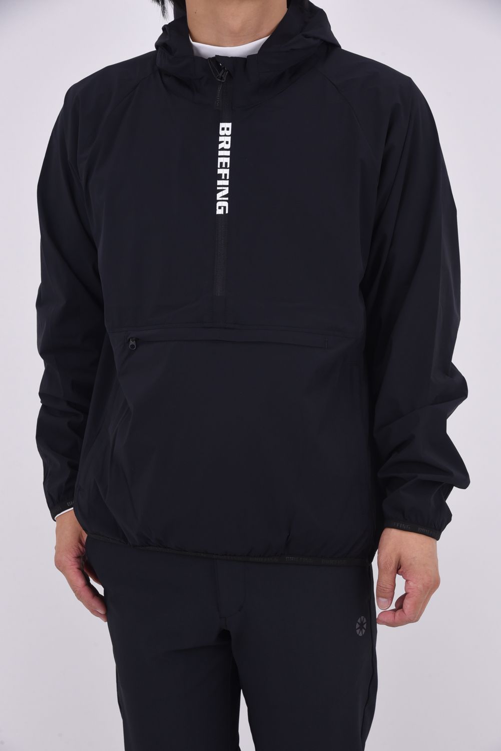 【25AW】 POCKETABLE WIND ANORAK / ポケッタブル アノラックライトパーカー (ブラック)