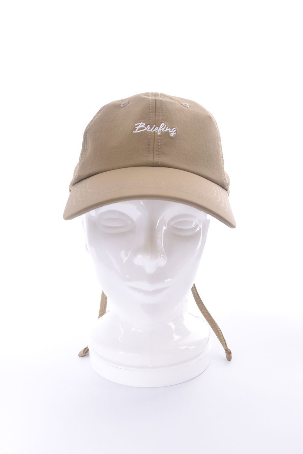 【26SS】【レディース】 WOMEN’S SMALL LOGO RIBBON CAP / ブランドロゴ バックリボン キャップ (ベージュ)