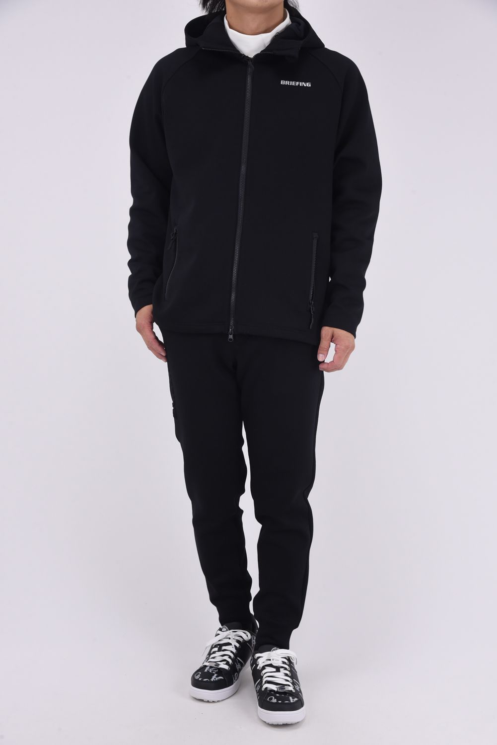 【25AW】 MEN'S WARM 3D LOGO PARKA / ダンボールニット 3D ロゴパーカー (ブラック)