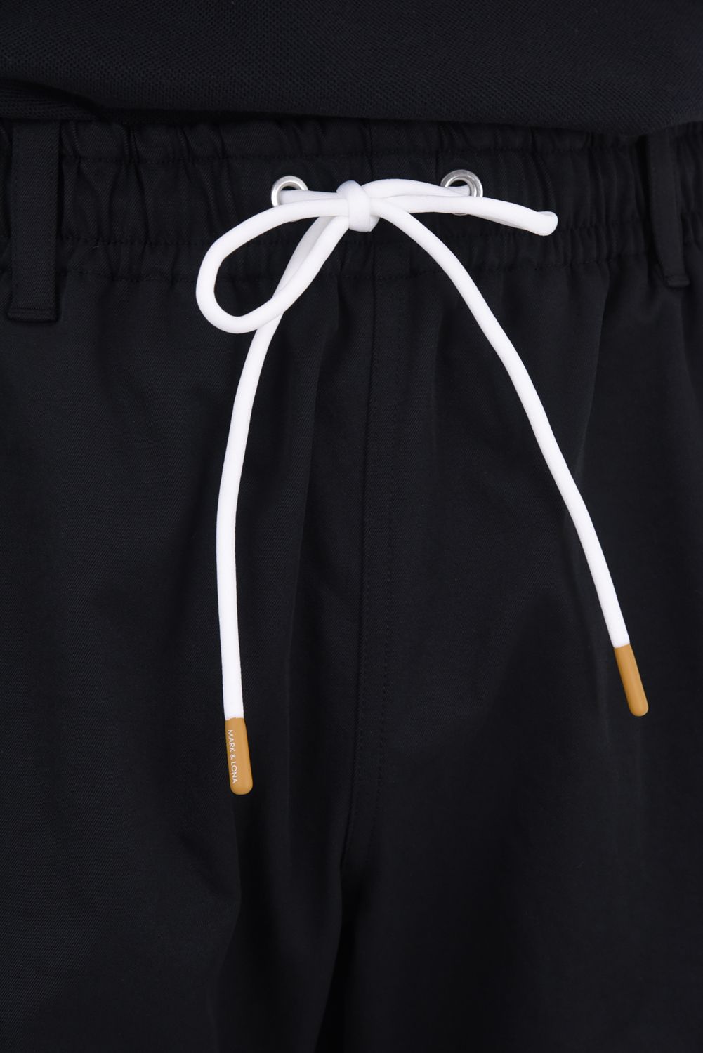 【26SS】 SOVEREIGN UTILITY TWILL SHORTS / ポリエステルツイル ブラックレターフォントロゴ ショートパンツ (ブラック)