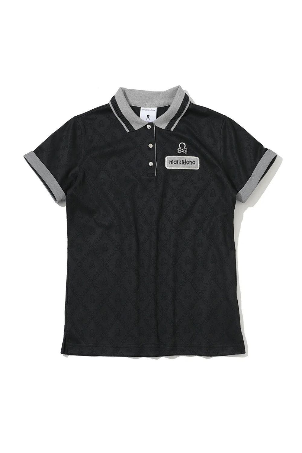【26SS】【レディース】 ADAMANT JACQUARD POLO / ダイヤチェックジャカード ブランクスカルチャーム ポロシャツ (ブラック)