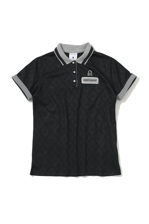 【26SS】【レディース】 ADAMANT JACQUARD POLO / ダイヤチェックジャカード ブランクスカルチャーム ポロシャツ (ブラック)