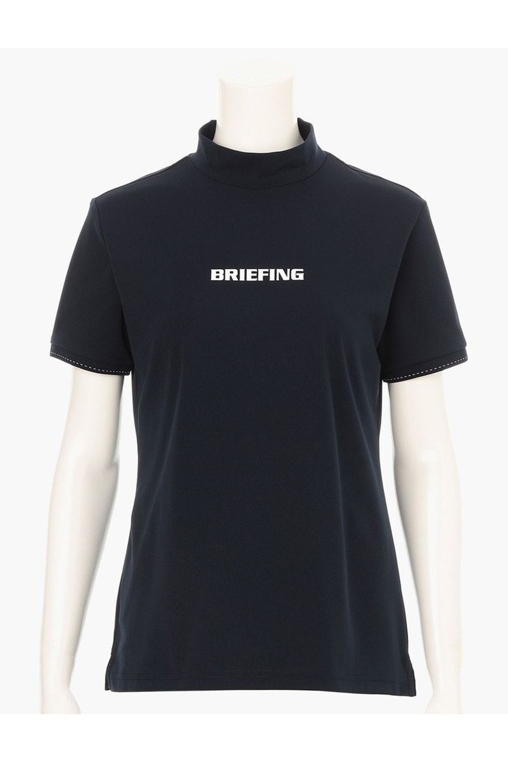 【26SS】【レディース】 WS TOUR HIGHNECK / ブランドロゴ モックネックTシャツ (ブラック)