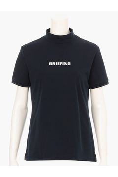 【26SS】【レディース】 WS TOUR HIGHNECK / ブランドロゴ モックネックTシャツ (ブラック)