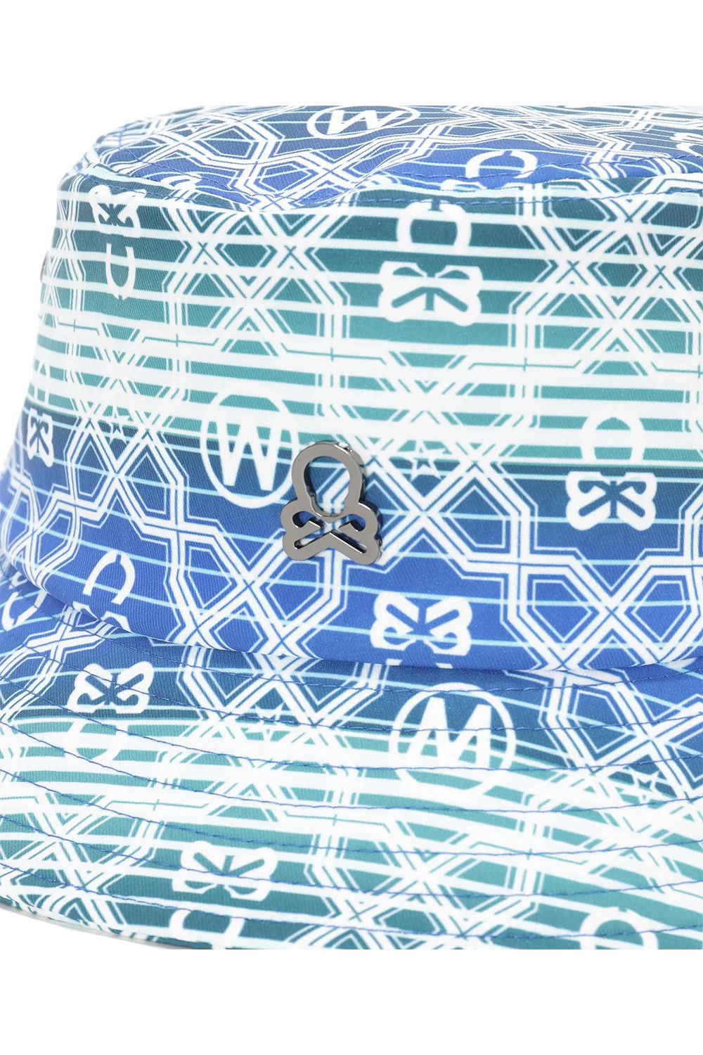 【26SS】 DOMINANT BUCKET HAT / ジオメトリックパターン総柄 バケットハット (ブルー)
