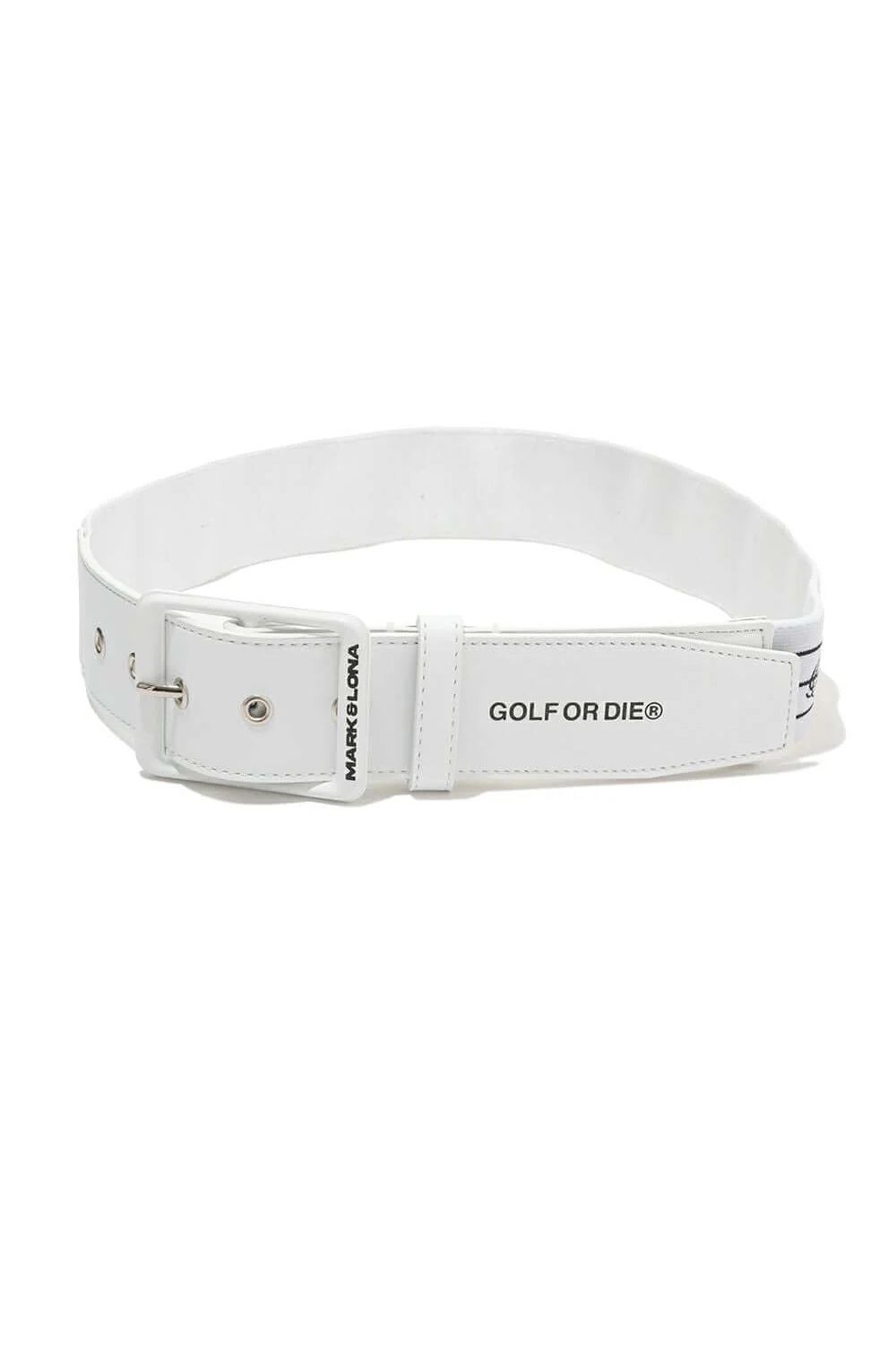 MARK ＆ LONA - PRIME FLEX LEATHER BELT / 異素材コンビ ゴムテープ