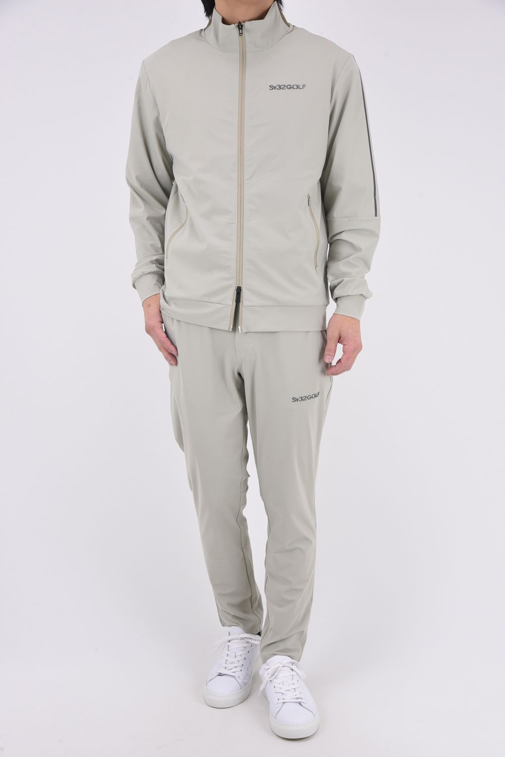 【26SS】 CARVICO STRECH JK / カルビコ ストレッチ ジップアップジャケット (ベージュ)