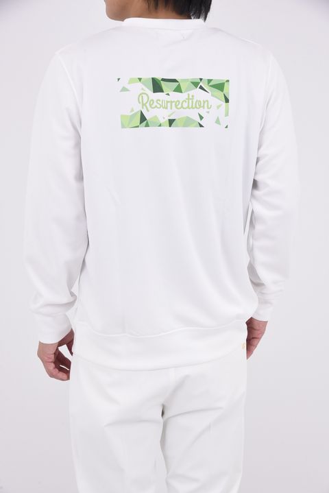 【25AW】 CUBISM LOGO CREW NECK SWEAT / ダンボールニット キュビズムロゴ クルーネックスウェット (ホワイト)*