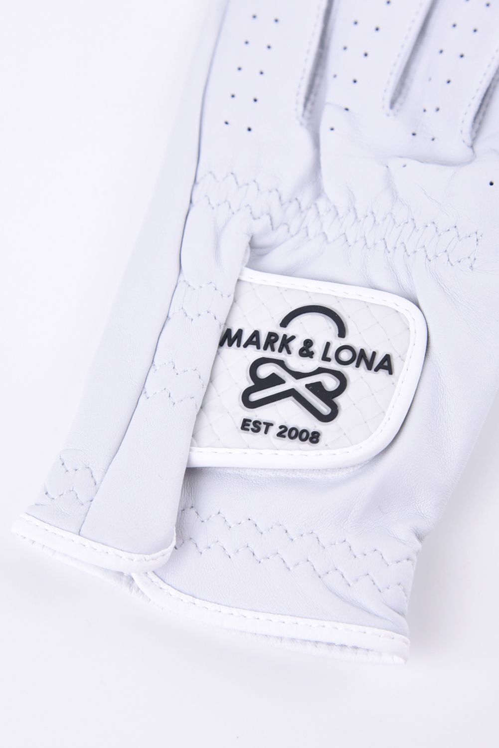 【26SS】 EVER BREATHABLE LEATHER GOLF GLOVE / ラムレザー ブランクスカルロゴ 左手用グローブ (ホワイト)