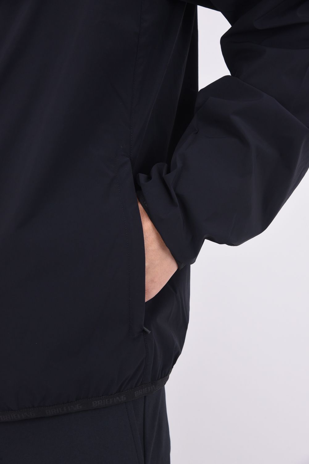 【25AW】 POCKETABLE WIND BLOUSON / ポケッタブル ライトブルゾン (ブラック)
