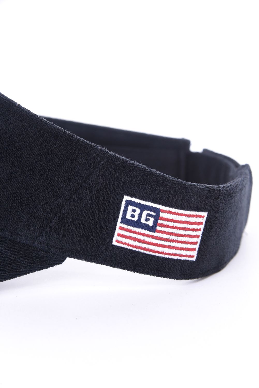 MEN’S PILE INITIAL VISOR / パイル地 サンバイザー （ブラック）