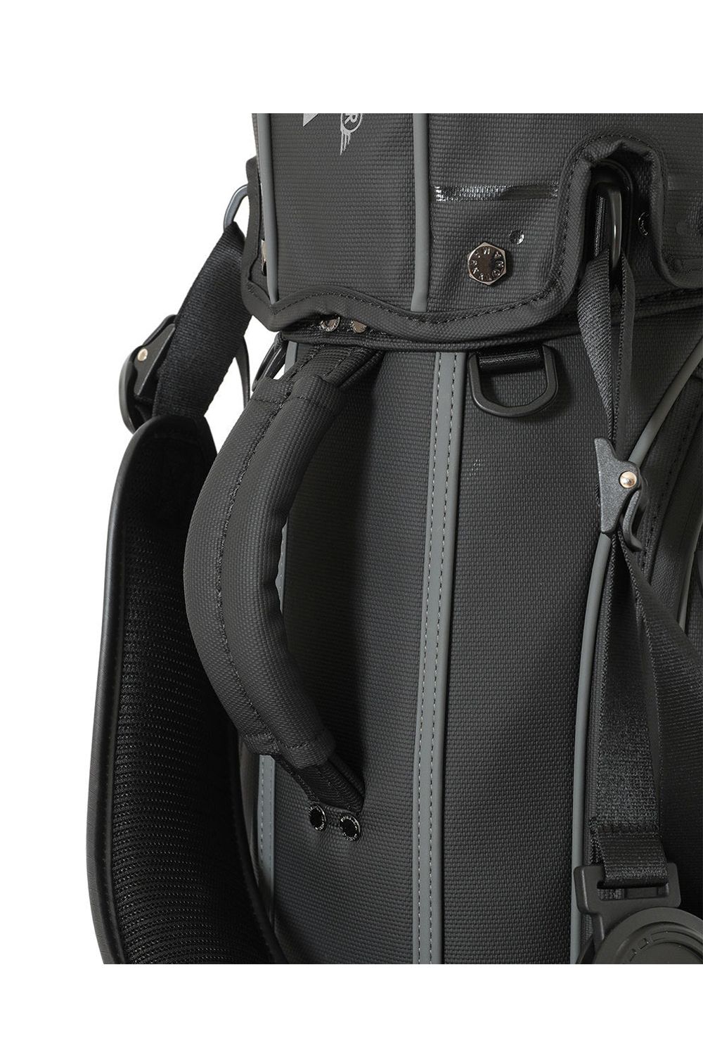 【26AW】 DST COMPACT CART CADDY BAG / コーデュラ ポリカーボネートコーティング カートタイプ キャディバッグ (ブラック)