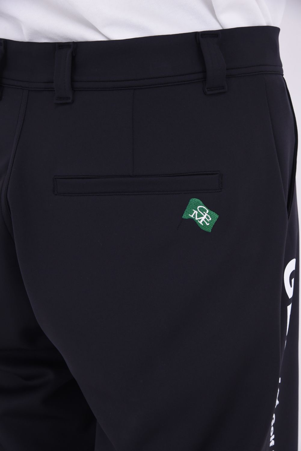 【26SS】 NEOPRENE DOUBLE PANTS / ネオプレーン サイドロゴ ショートパンツ （ブラック）