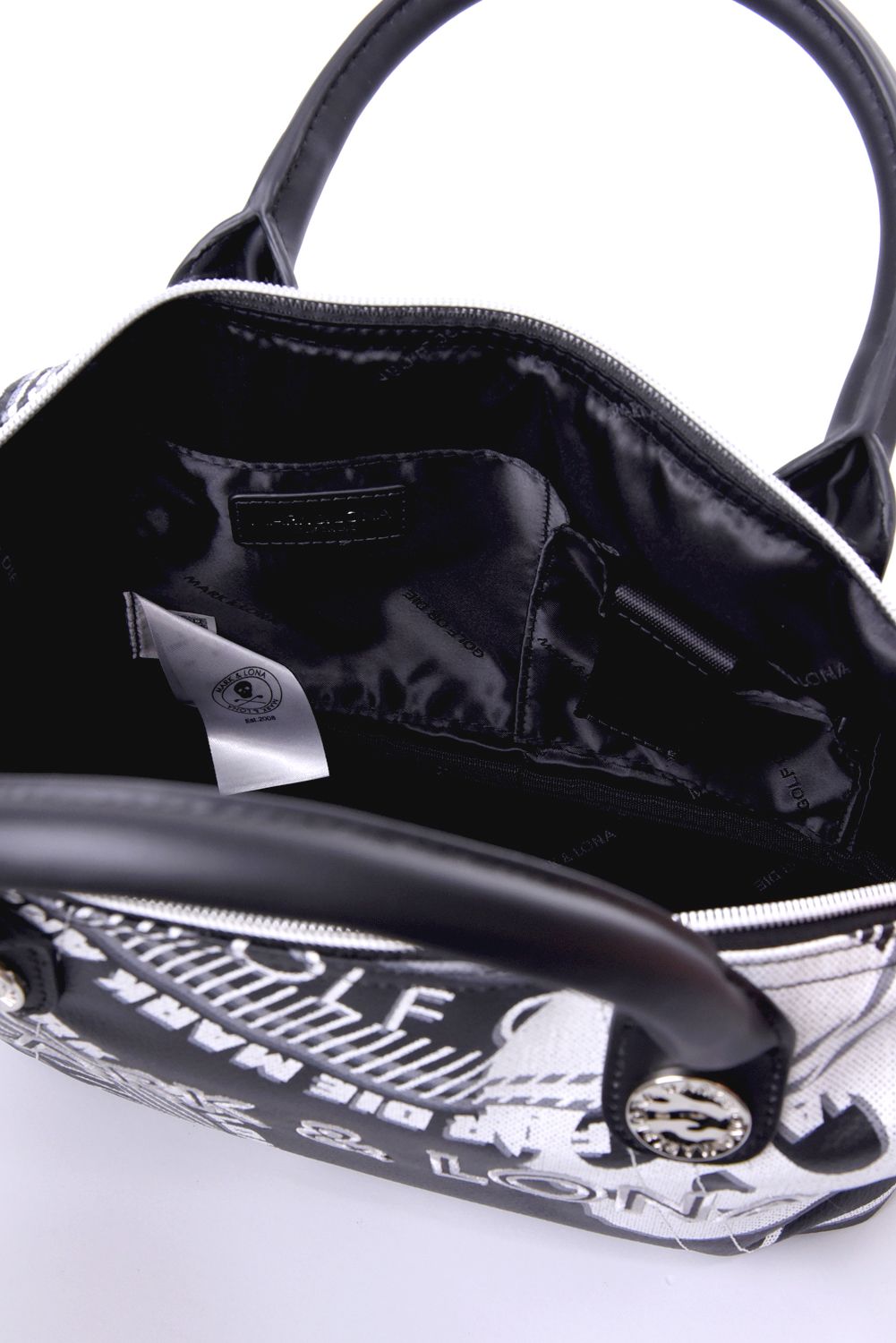 【2026AW 木村拓哉さん着用】 ATLAS CONVERTIBLE CART BAG / アイアンスカル シンセティックレザー 2WAYカートバッグ (ブラック)